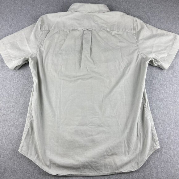 Everlane Shirt Mens medium/Large Gray Button Up Short Sleeve Pocket Cotton - Picture 12 of 12